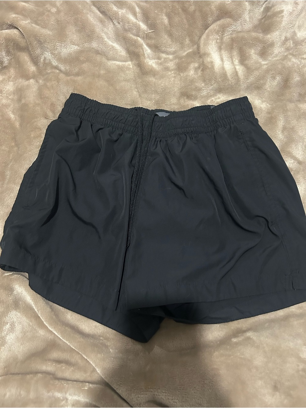 H&M Black Athletic Drawstring Shorts